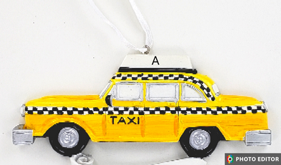 Taxi Personalize Ornament