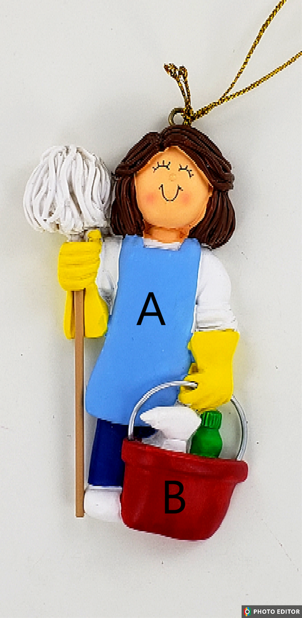 Janitor/Housekeeper Personalize Ornament