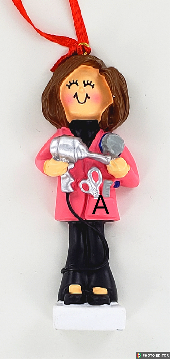 Hairdresser Personalize Ornament