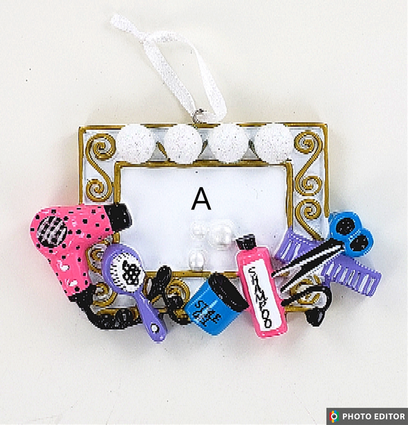 Hair Stylist Personalize Ornament