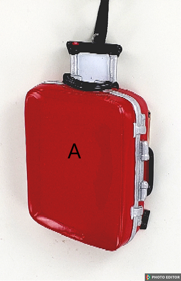 Red Suitcase Personalize Ornament