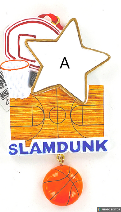 Basketball Personalize Ornament