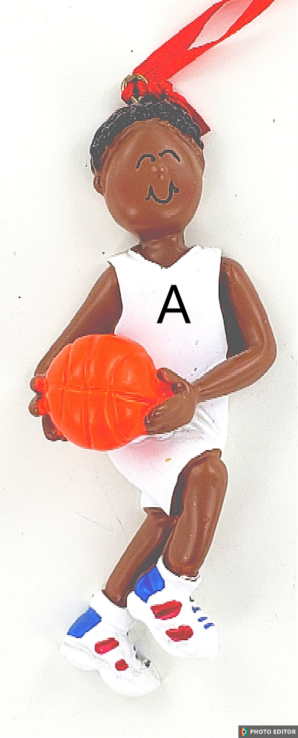 Basketball Male Player Personalize Ornament