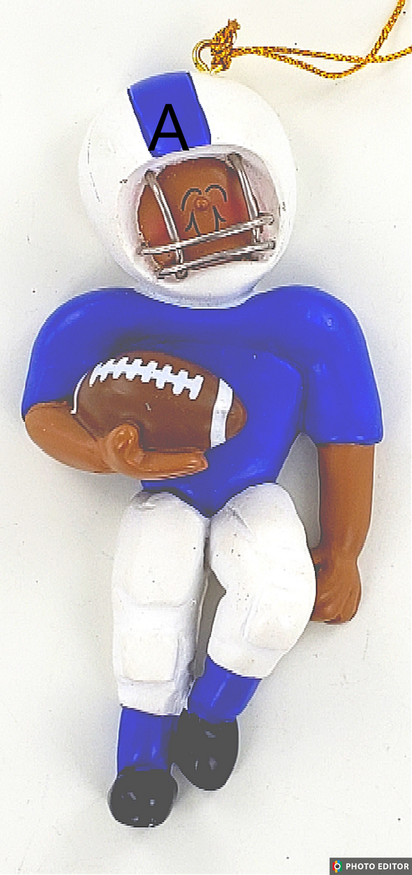 Football Player Personalize Ornament